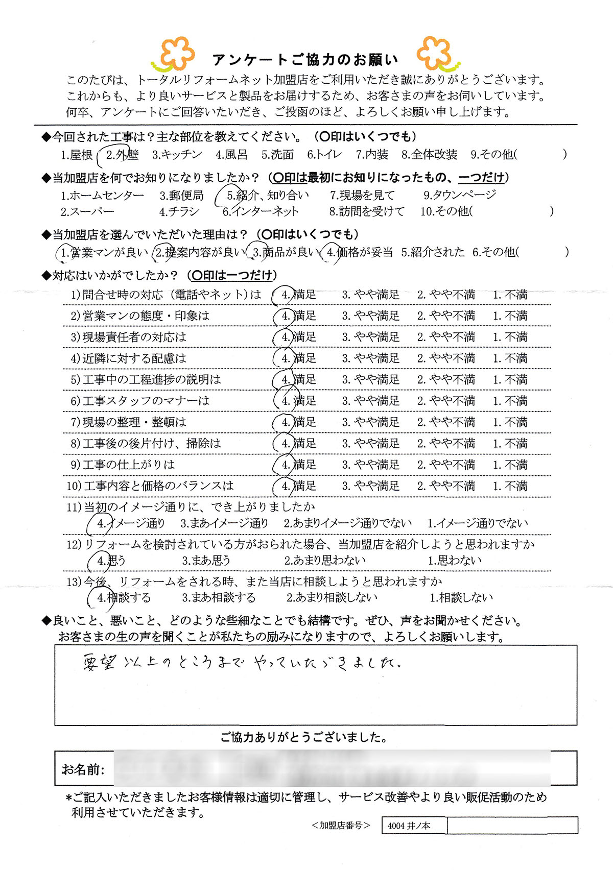 寝屋川市 K様 外壁工事